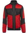 RG380 TRA563 Regatta E-Volve Unisex Thermal Hybrid Jacket Classic Red / Black colour image
